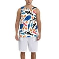 thumbnail image 1 of Naloa Cute Sea Animals Basketball Jersey Reversible Men's Mesh Athletic Sports Shirts Training Practice S-4XLSmall, 1 of 6