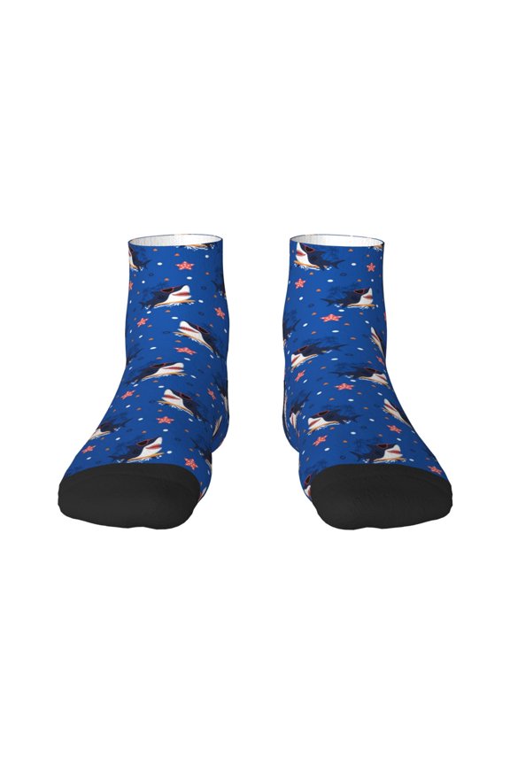 Cute Shark Cartoon Ankle Socks for Women Non Slip Socks No Show Socks Classic Low Cut Casual Socks Casual Socks