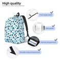 thumbnail image 1 of Naloa Cute Shark Print Durable Canvas College Rucksack,Laptop Excursion Backpack,Travel Notebook School Backpack,Bookbag For Men Women, 1 of 5