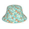 thumbnail image 1 of Naloa Cute Sloth on Floral Tree Reflective Double-Sided Bucket Hat, Sun Hat, Soft and Breathable for Gardening, Beaching, Camping, Hiking, Fishing, 1 of 9