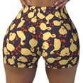 thumbnail image 1 of Naloa Cute Small Farm Birds Biker Shorts for Women Seamless Scrunch Short Women’s Yoga Shorts for Gym Running Sport Shorts - Large, 1 of 9
