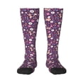 thumbnail image 1 of Naloa Cute Squirrel Floral Thigh High Socks Extra Long Stretchy Sock Women Over Knee High Opaque Stocking Daily Wear, 1 of 6