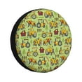 thumbnail image 1 of Naloa Cute Tractor PVC Leather Spare Tire Wheel Cover for Car Truck SUV Camper Trailer Universal Fit many size14 inch, 1 of 6