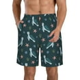 thumbnail image 1 of Naloa Cute Turtle Men's Beach Shorts, Surfing shorts, Swim trunks, Quick Dry Swim Trunks for Surfing Beach Fun - Medium, 1 of 9