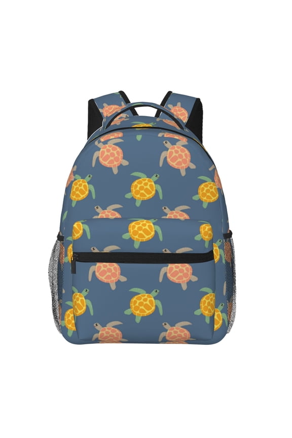 Cute Turtle Print Solid Color Tie Formal Necktie for MenSuitable for business, daily life, work