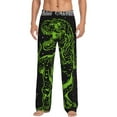 thumbnail image 1 of Naloa DINOSAUR IN SPACE Pajama Pants Men, PJ Bottoms, Sleep & Lounge Pants-Medium, 1 of 6