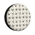 thumbnail image 1 of Naloa DOGS FACE PVC Leather Spare Tire Wheel Cover for Car Truck SUV Camper Trailer Universal Fit many size14 inch, 1 of 6