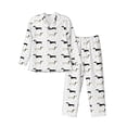 thumbnail image 1 of Naloa Dachshund Dog Men’s Pajamas Set - Long Sleeve Button Down Sleep Shirt and Pajama Bottoms Sleepwear Set-XX-Large, 1 of 7
