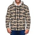 thumbnail image 1 of Naloa Dachshund Dog Woof Men’s Hoodies, Zip up Hoodie, Sweatshirts,Hoodies for Men Sizes S-3XL-Large, 1 of 5