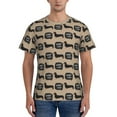 thumbnail image 1 of Naloa Dachshund Dog Woof Men's T-Shirt Sport T-shirt Men's Basic Tee Casual Men's Shirt, Round Neck, Short Sleeves - Medium, 1 of 5