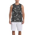thumbnail image 1 of Naloa Daisies Flowers Basketball Jersey Reversible Men's Mesh Athletic Sports Shirts Training Practice S-4XLSmall, 1 of 6