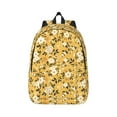 thumbnail image 1 of Naloa Daisies Flowers Canvas Backpack for Men Women Rucksack Casual Travel Daypack College Tote Satchel Bookbag for Teens-Medium, 1 of 7
