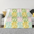 thumbnail image 1 of Naloa Daisies Flowers Flannel Blankets - Thick and Warm Blanket for Winter, Soft Fuzzy Plush King Blanket for All Seasons40"x30", 1 of 6