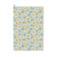 thumbnail image 1 of Naloa Daisies Flowers Golf Towel Golf Gift for Men and Women Golf Towel with Carabiner Clip to Quickly Remove Mud, Dirt and Sweat, 1 of 8