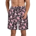 thumbnail image 1 of Naloa Daisies Flowers Men's Beach Shorts, Surfing shorts, Swim trunks, Quick Dry Swim Trunks for Surfing Beach Fun - Small, 1 of 9