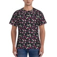 thumbnail image 1 of Naloa Daisies Flowers Men's T-Shirt Sport T-shirt Men's Basic Tee Casual Men's Shirt, Round Neck, Short Sleeves - Medium, 1 of 5