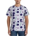 thumbnail image 1 of Naloa Daisies Flowers Men's T-Shirt Sport T-shirt Men's Basic Tee Casual Men's Shirt, Round Neck, Short Sleeves - Small, 1 of 5
