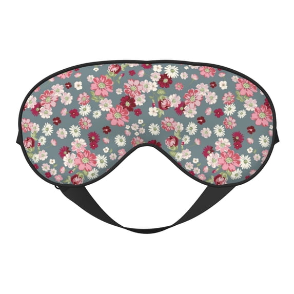 Naloa Daisies Flowers Print Sleep Mask for Sleeper, Light Blocking Sleeping Eye Mask for Women Men, Eye Shade with Adjustable Strap for Travel, Nap,Meditation