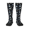 thumbnail image 1 of Naloa Daisies Flowers Thigh High Socks Extra Long Stretchy Sock Women Over Knee High Opaque Stocking Daily Wear, 1 of 6