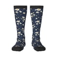 thumbnail image 1 of Naloa Daisies Flowers Thigh High Socks Extra Long Stretchy Sock Women Over Knee High Opaque Stocking Daily Wear, 1 of 6