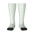 thumbnail image 1 of Naloa Daisies Flowers Thigh High Socks Extra Long Stretchy Sock Women Over Knee High Opaque Stocking Daily Wear, 1 of 6