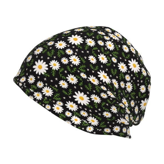 Naloa Daisy Beanie for Men Women Knitted Unisex Winter Hat Beanies Cap Knit Cuffed Beanies Hats