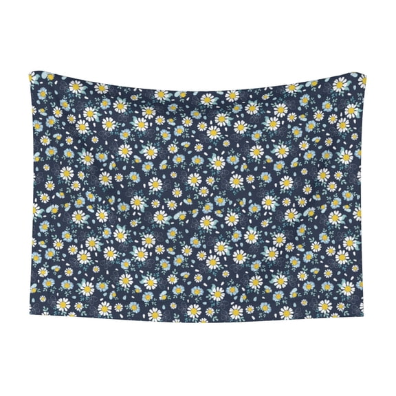 Naloa Daisy Floral B Dog Blanket, 3 Sizes Cat Blanket for Indoor Cats Large Medium Small Dog Gifts-Medium