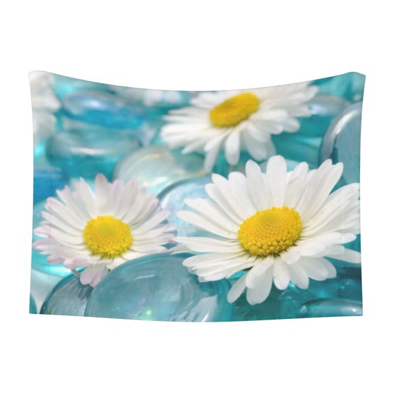 Naloa Daisy Flowers Dog Blanket, 3 Sizes Cat Blanket for Indoor Cats Large Medium Small Dog Gifts-Large