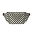 thumbnail image 1 of Naloa Daisy Plaid Black Print Running Belts for Men Women,Running Fanny Pack with 2-Zipper Pockets,Waterproof Waist Pack for Travel Hiking Running Outdoor Sports, 1 of 8