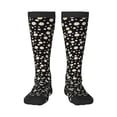 thumbnail image 1 of Naloa Daisy Thigh High Socks Extra Long Stretchy Sock Women Over Knee High Opaque Stocking Daily Wear, 1 of 6