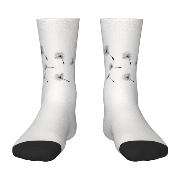 Naloa Dandelion Blowing In The Wind Kids Socks Unisex Kids and Toddlers' Crew Socks, ,1 Pairs