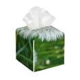 thumbnail image 1 of Naloa Dandelion Flower In The Meadow Tissue Box Cover Leather Tissue Holder Square Facial Tissue Case for Bathroom, Vanity Countertop, Tabletop, Car, 1 of 7