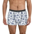thumbnail image 1 of Naloa Dark Blue Snowflakes Mens Underwear - Boxers for Men, Mens Boxer Briefs, Classic Briefs for Men-XX-Large, 1 of 5