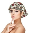 thumbnail image 1 of Naloa Dark Enchanted Flowers And Birds Adjustable Hair Bonnet for Sleeping, Hair Wrap Sleep Cap Turban for Women Men, Curly Straight Hair Long Large Braid Unisex, 1 of 6