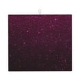 thumbnail image 1 of Naloa Dark Purple Glitter Dish Drying Mat for Kitchen Counter, Heat Resistant Drainer Mats, Absorbent Draining Mat,Dish Rack Pad,16"x18", 1 of 8
