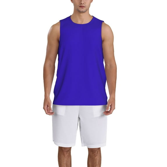 Naloa Darkblue Basketball Jersey Reversible Men's Mesh Athletic Sports Shirts Training Practice S-4XL3X-Large