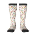 thumbnail image 1 of Naloa Dessert Thigh High Socks Extra Long Stretchy Sock Women Over Knee High Opaque Stocking Daily Wear, 1 of 6