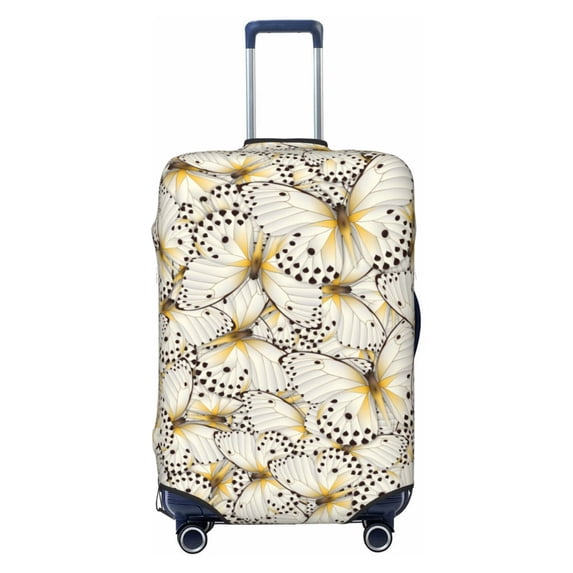 Naloa Different Butterflys Elastic Suitcase Protector, Travel Suitcase Protector Cover Fits 18-32in Suitcase - Medium