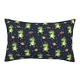 thumbnail image 1 of Naloa Dinosaur Astronaut Pillowcase, Throw Pillowcase, Wrinkle-Free, Stain-Resistant with Hidden Zipper for Bedroom Sofa-16"x24", 1 of 6