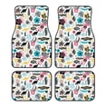 thumbnail image 1 of Naloa Dinosaur Car Foot Mat Set of 4 Pieces - Universal Floor Liner Neoprene Full Set Floor Mats for Cars Trucks SUV, 1 of 7