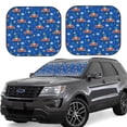 thumbnail image 1 of Naloa Dinosaur Driving 2 Piece Foldable Car Sun Shades, Car Windshield Sunshade, Front Window Sunshade for Car, Truck, SUV - Large, 1 of 7