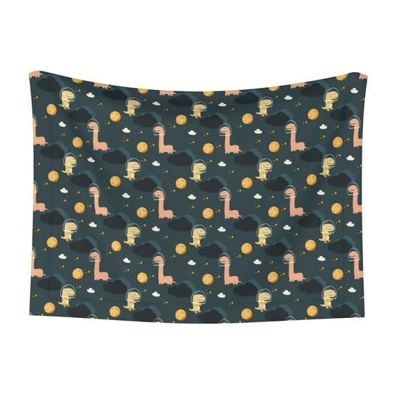 Naloa Dinosaur In The Space Dog Blanket, 3 Sizes Cat Blanket for Indoor Cats Large Medium Small Dog Gifts-Medium
