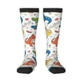 thumbnail image 1 of Naloa Dinosaur Thigh High Socks Extra Long Stretchy Sock Women Over Knee High Opaque Stocking Daily Wear, 1 of 6