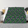 thumbnail image 1 of Naloa Dinosaur and Bone Flannel Blankets - Thick and Warm Blanket for Winter, Soft Fuzzy Plush King Blanket for All Seasons60"x50", 1 of 6