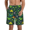 thumbnail image 1 of Naloa Dinosaurs Men's Beach Shorts, Surfing shorts, Swim trunks, Quick Dry Swim Trunks for Surfing Beach Fun - Large, 1 of 9