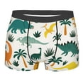 thumbnail image 1 of Naloa Dinosaurs and Tropical Leaves Print Mens Underwear - Boxers for Men, Classic Briefs for Men, 1 of 9