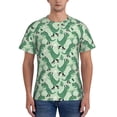 thumbnail image 1 of Naloa Dinosaurs on Roller Skater Men's T-Shirt Sport T-shirt Men's Basic Tee Casual Men's Shirt, Round Neck, Short Sleeves -, 1 of 5