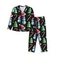 thumbnail image 1 of Naloa Disco Mirror Ball Snowman Pajamas for Women Set, Womens Pajama Sets, Lounge Sets for Women, 2pjs for Women-XX-Large, 1 of 7