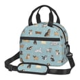 thumbnail image 1 of Naloa Dog Pets Print Lunch Bag for Women & Men Insulated Lunch Box or Cooler Lunch Tote Bags for Work, Travel, Outdoor, 1 of 5