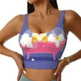 thumbnail image 1 of Naloa Dog Washes in a Bath Sports Bras for Women, High Support Bra with Removable Pads, Comfortable - Small, 1 of 9